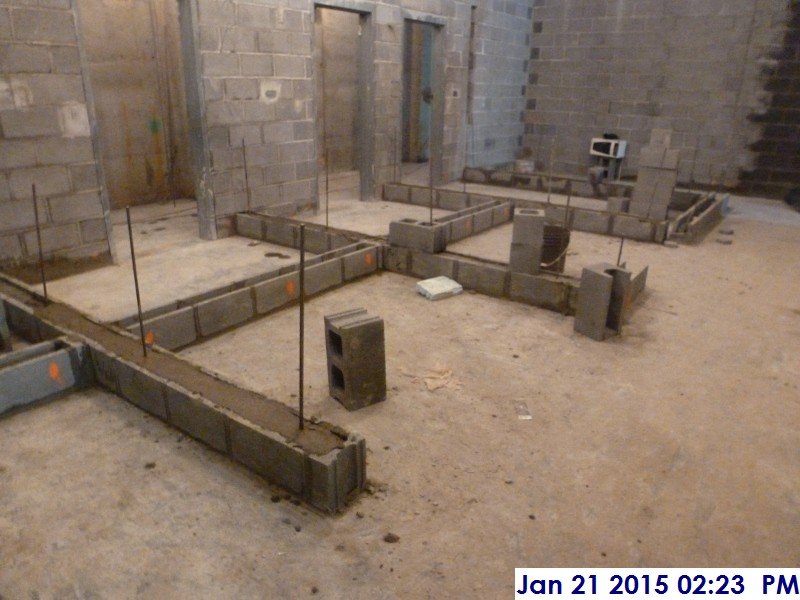 Layout for the Attorneys Room Facing East